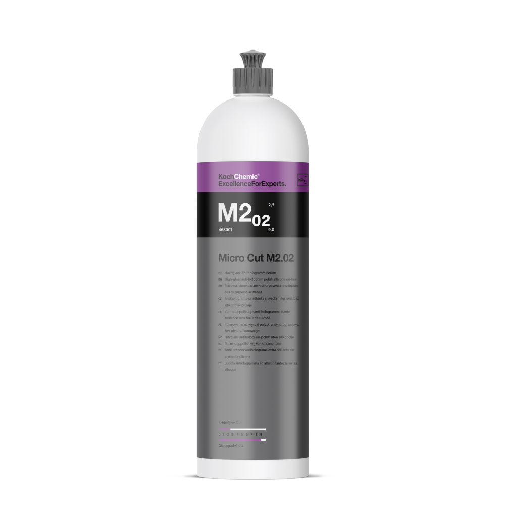 Koch-Chemie Micro Cut M2.02 — High-gloss anti-hologram polish — silicone oil-free 250ml